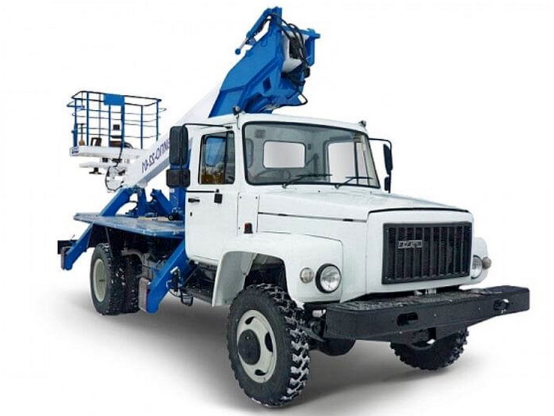 Автовышка ВИПО-22-01 люлька назад 22 м на базе ГАЗ-33086