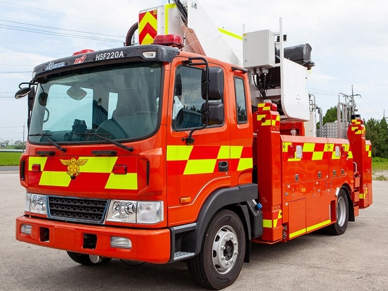 Автовышка Hansin HSF220A 22 м на базе Hyundai HD120