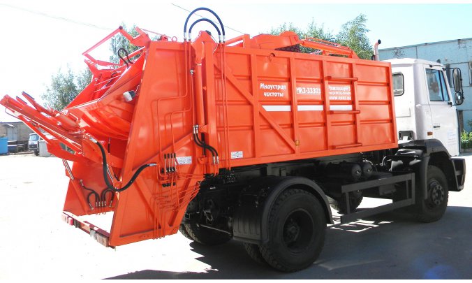 Мусоровоз МАЗ МКЗ-33303