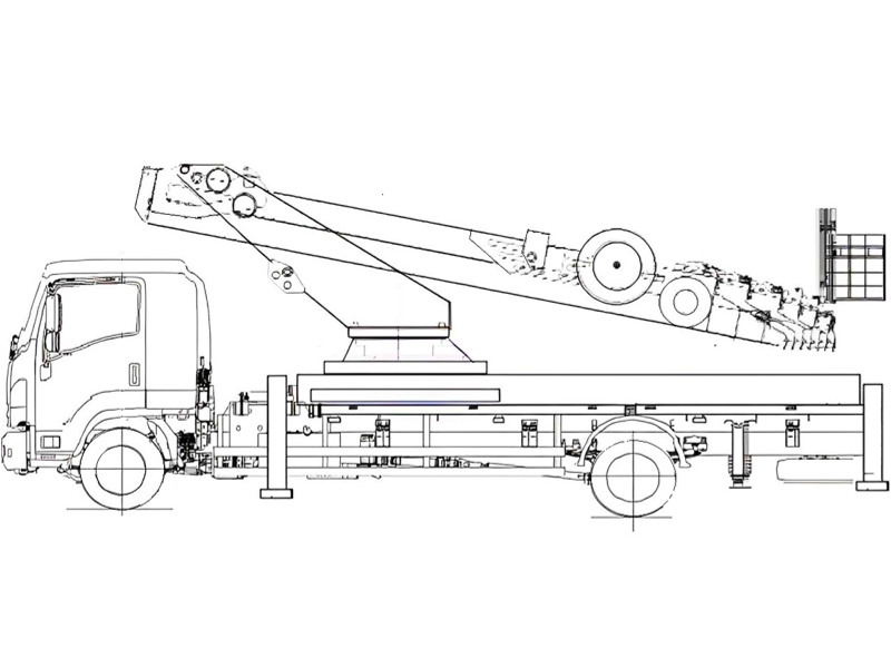 Автовышка Dasan DS-460 46 м на базе Isuzu Forward