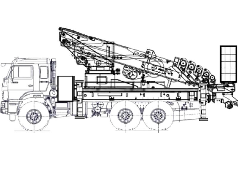 Автовышка Novas-250 25 м на базе КАМАЗ-43118