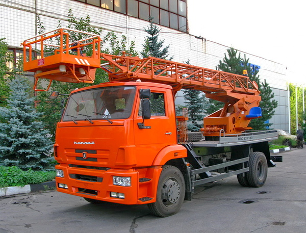 Автовышка АП-18-03 18 м на базе КАМАЗ-43253