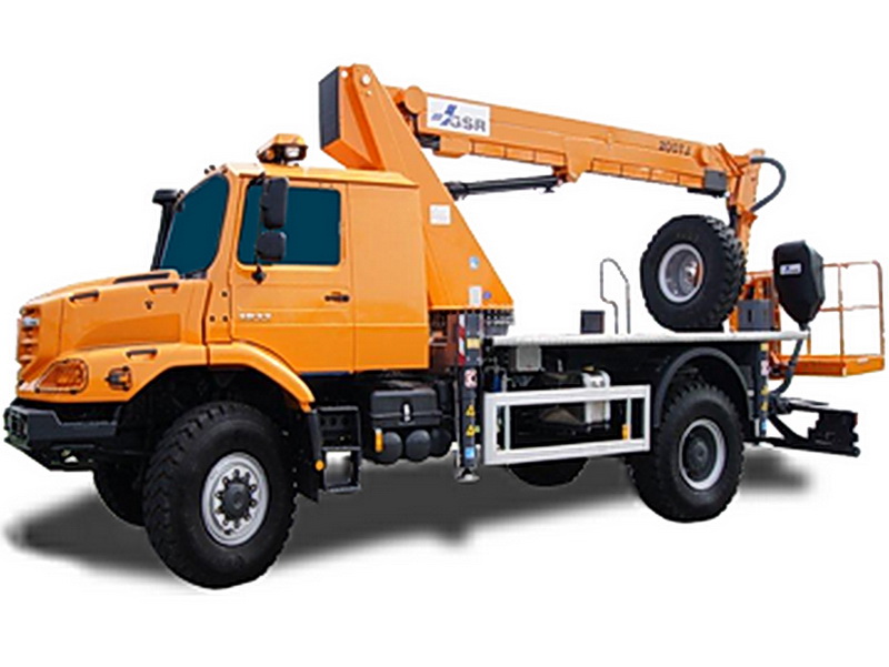 Автовышка GSR E200TJ 20,2 м на базе Mercedes-Benz Unimog