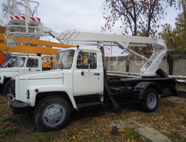 Автовышка КЭМЗ АГП-22 22 м на базе ГАЗ-33098