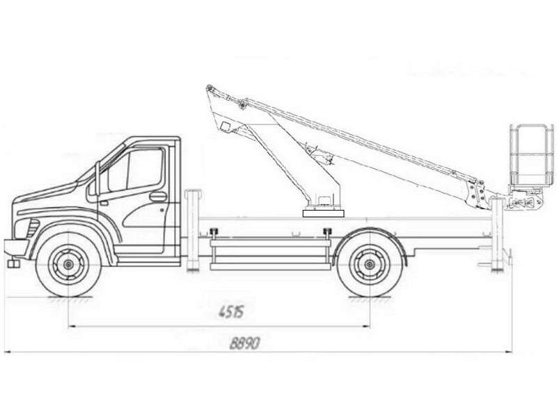Автовышка ВИПО-18-01 18 м на базе ГАЗон NEXT (ГАЗ-С41R33)