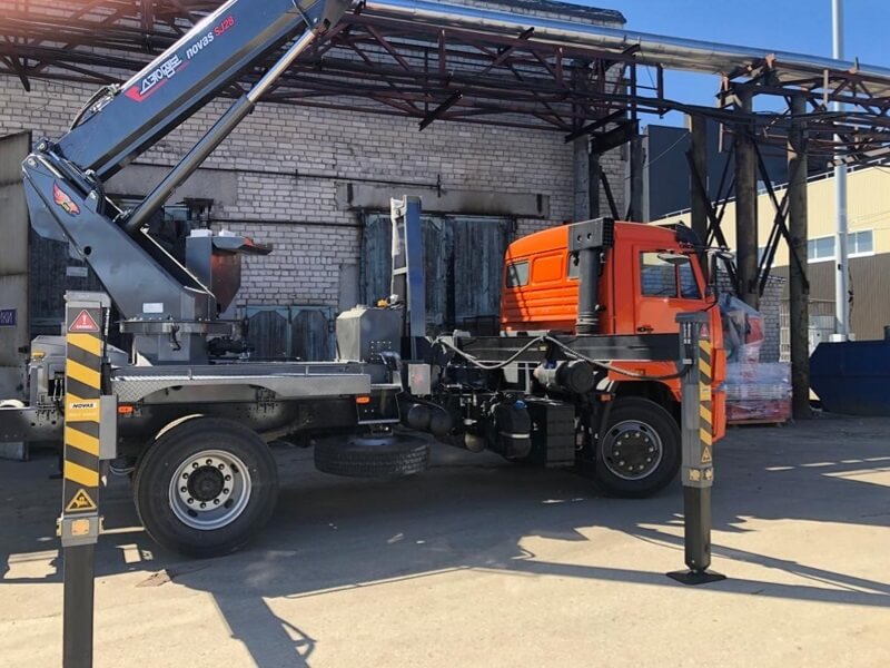 Автовышка Novas SJ-28 28 м на базе КАМАЗ-43253