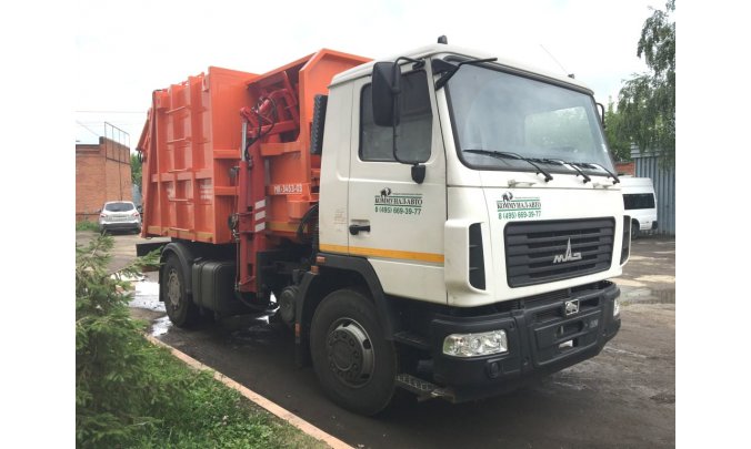 Мусоровоз МАЗ с боковой загрузкой МК-3553-03 (повыш.производительности)