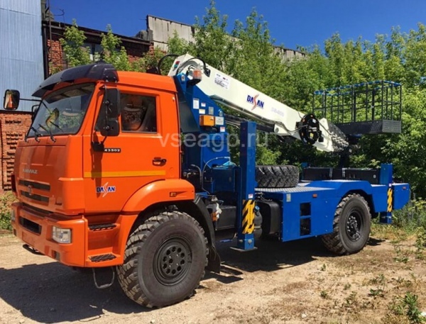 Автовышка Dasan DS-300 30 м на базе КАМАЗ-43502