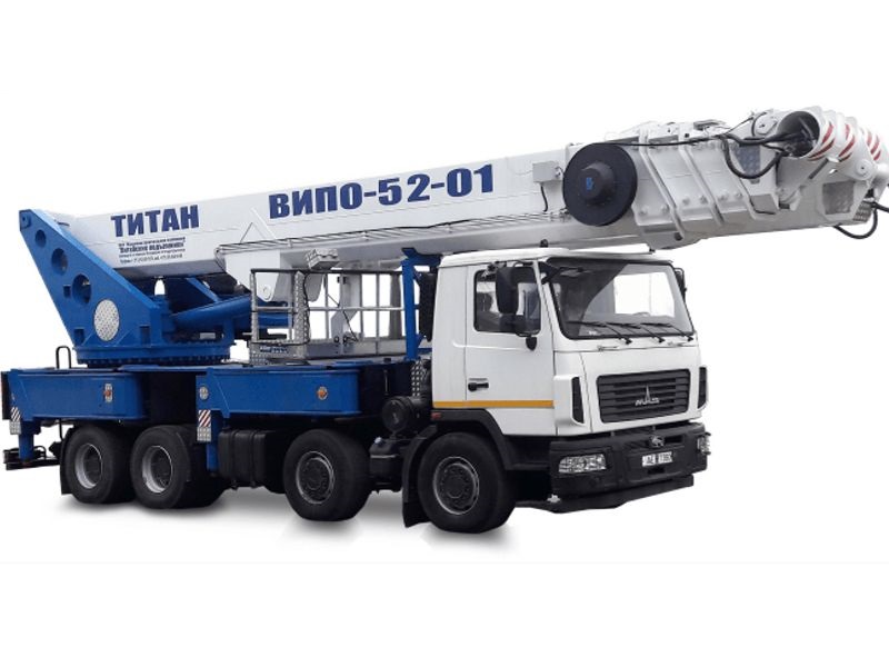 Автовышка ВИПО-52 52 м на базе МАЗ-6516