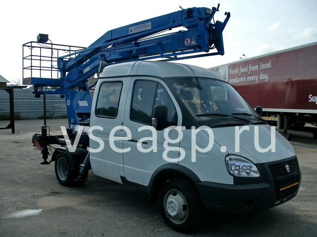 Автовышка ПМС-212-02 12 м на базе ГАЗ-33027