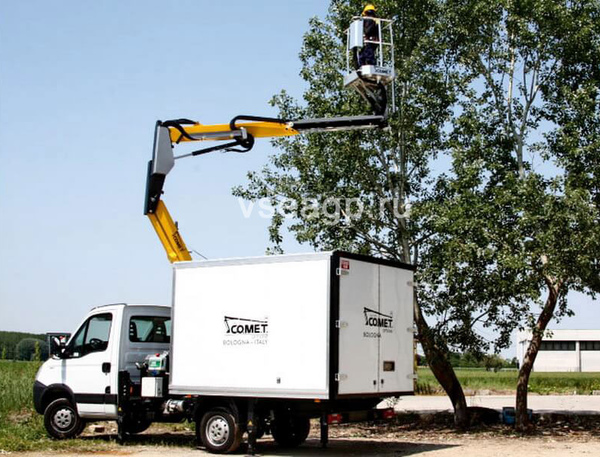 Автовышка Comet 12-4.5 12 м на базе Iveco Daily