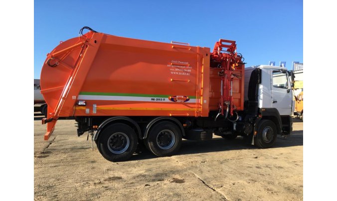 Мусоровоз МАЗ с боковой загрузкой МК-3553-11