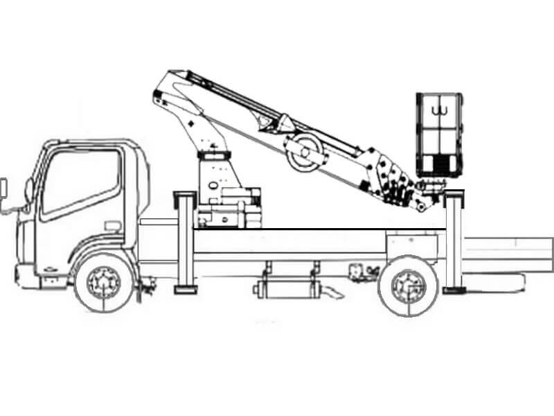 Автовышка Dasan DS-220 21,3 м на базе JAC N90