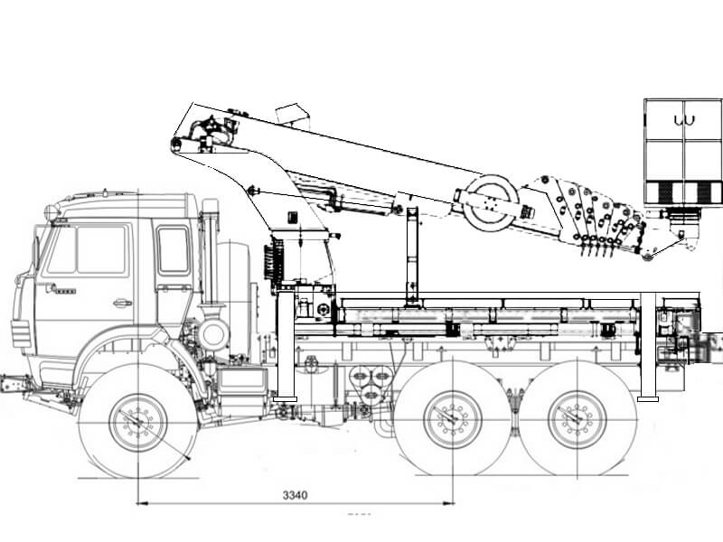 Автовышка Dasan DS-280 28 м на базе КАМАЗ-5350
