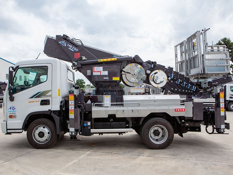 Автовышка Hansin HS290 28 м на базе Hyundai Mighty