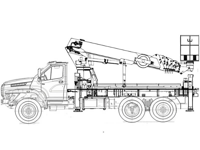 Автовышка Dasan DS-300 30 м на базе УРАЛ-4320 NEXT