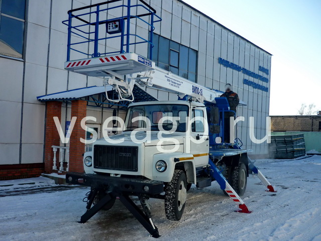 Автовышка ВИПО-18 18 м на базе ГАЗ-3309