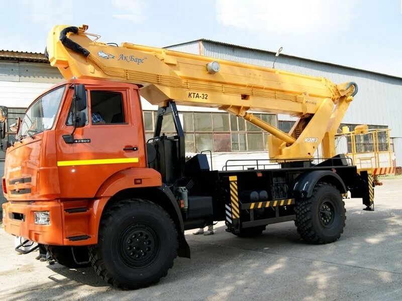 Автовышка КЭМЗ КТА-32 32 м на базе КАМАЗ-43253