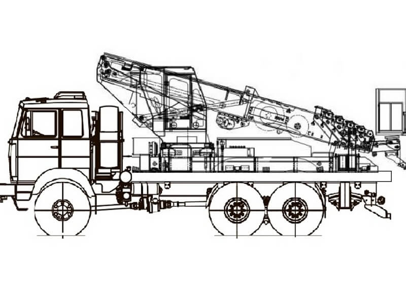 Автовышка Novas 350 37 м на базе МАЗ-6317