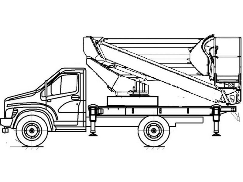 Автовышка ПМС-2010-05 20 м на базе ГАЗон NEXT (ГАЗ-С41R33)