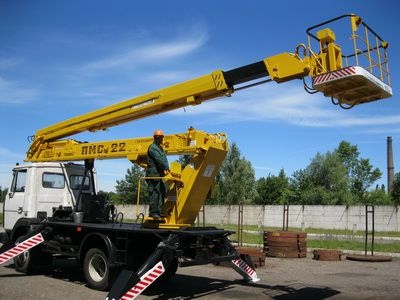Автовышка АГП ПМС 22 22 м на базе МАЗ-457043