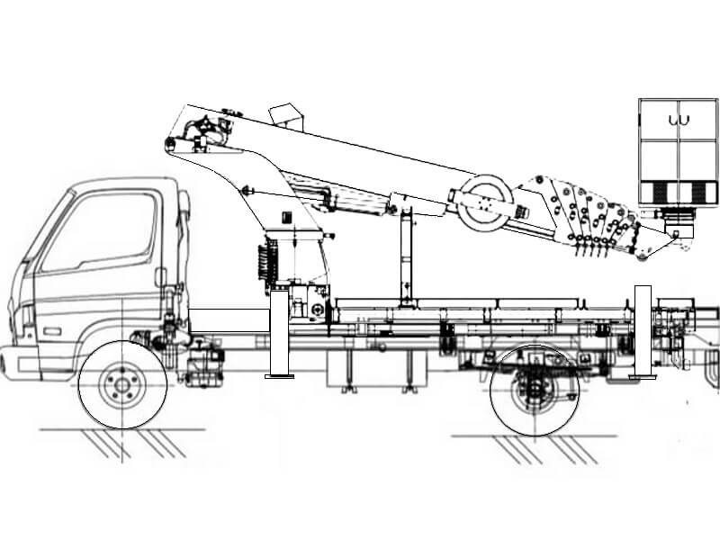 Автовышка Dasan DS-280 28 м на базе Hyundai HD78