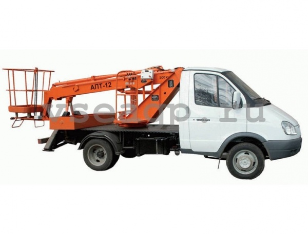 Автовышка АПТ-12 12 м на базе ГАЗ-3302 Газель