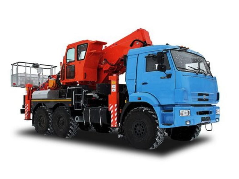 Автовышка АГП-35Т 35 м на шасси Камаз-43118
