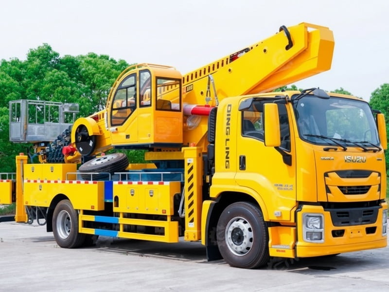 Автовышка Qingling GKS40 40 м на шасси ISUZU Giga