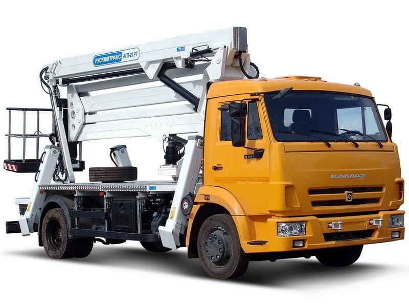 Автовышка АГП-29РТ 29 м на базе КАМАЗ-4308
