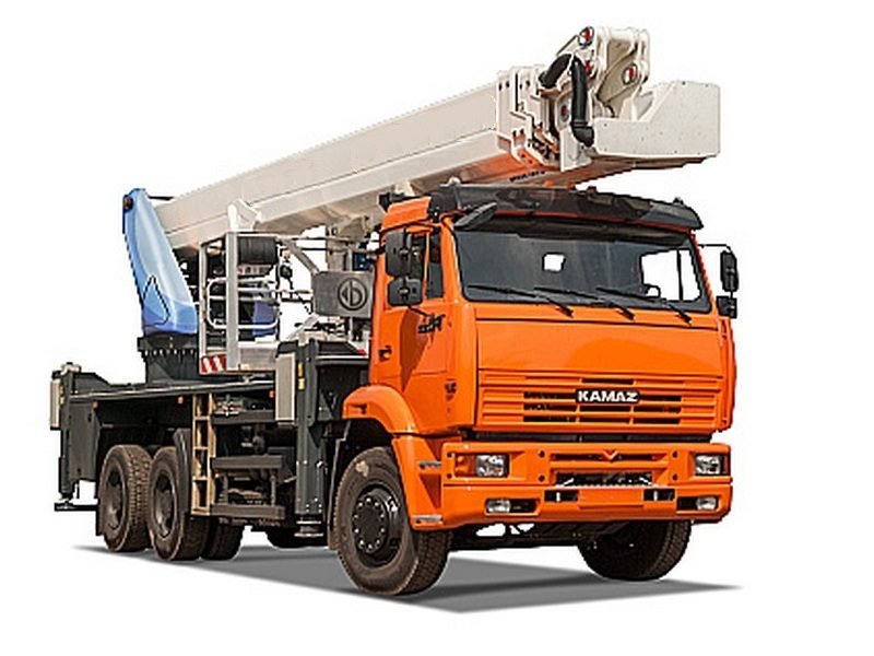 Автовышка АГП-51Т 50,7 м на базе КАМАЗ-6520