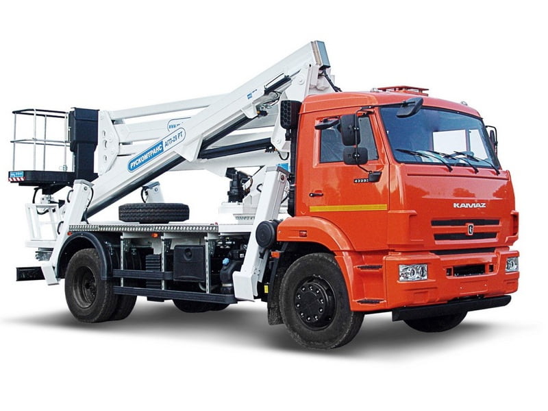 Автовышка АГП-29РТ 29 м на базе КАМАЗ-43253