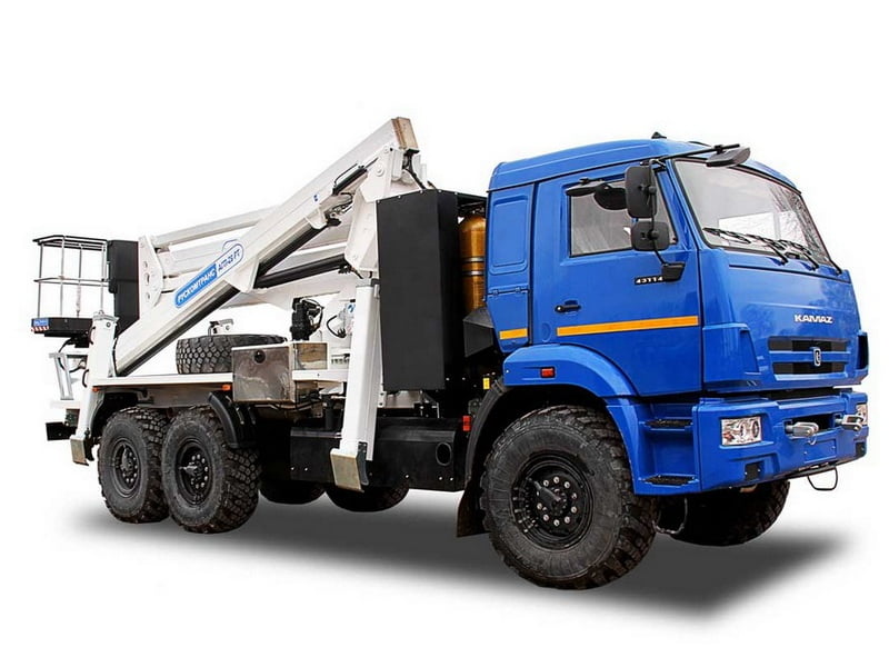 Автовышка АГП-29РТ 29 м на базе КАМАЗ-43114