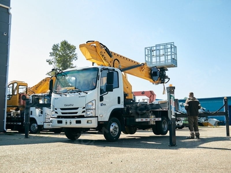 Автовышка VIGRUS GKS33 33 м на шасси ISUZU Elf